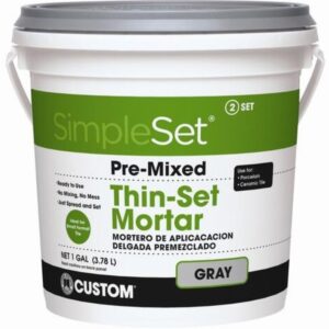 SimpleSet Gray Thin Set Mortar 1 gal