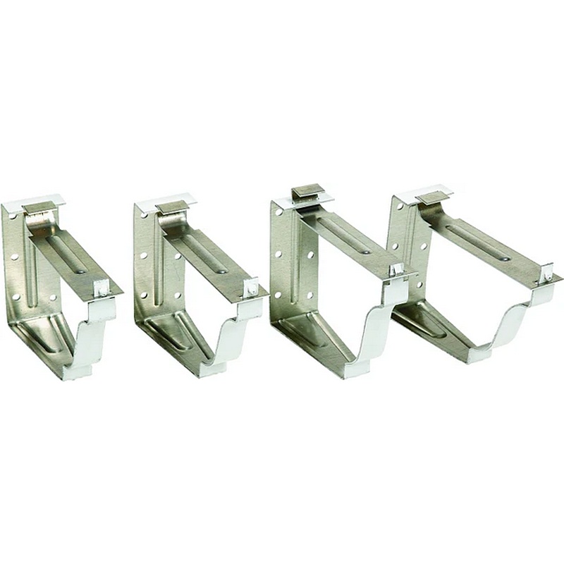 Snap Lok White Aluminum Fascia Bracket 5” 4pk