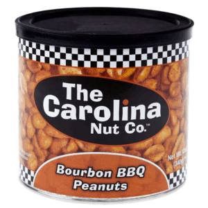 The Carolina Nut Co Bourbon BBQ Peanuts 12 oz