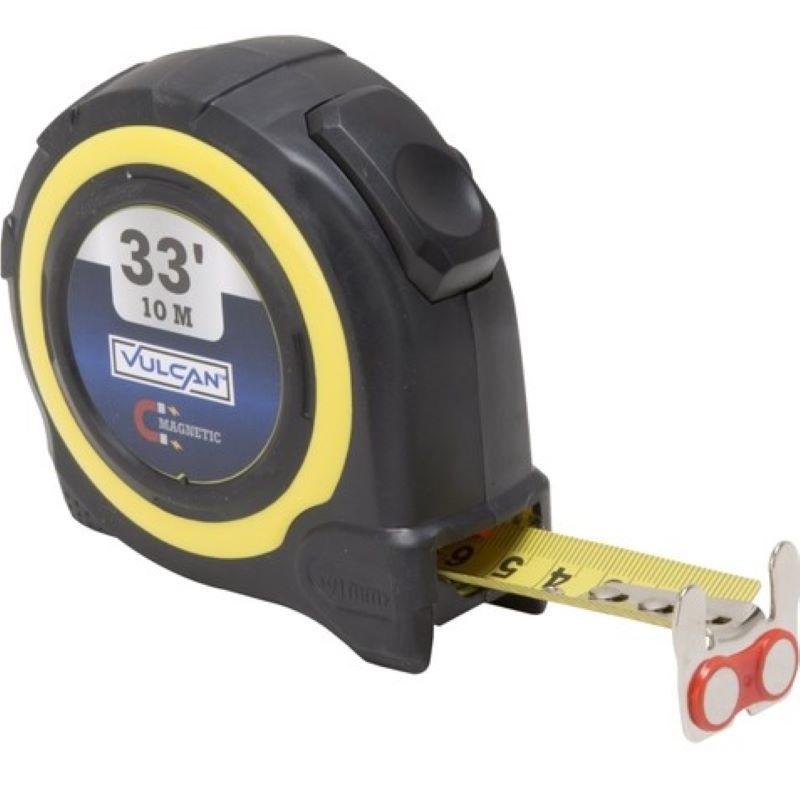Vulcan Magnetic Tape Measure 33 feet