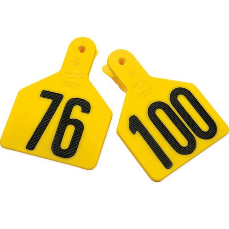 Z Tag Calf Ear Tag Yellow 76-100