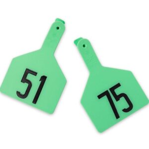 Z Tag Cow Tag Green 51-75