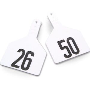 Z Tag Cow Tag White 26-50