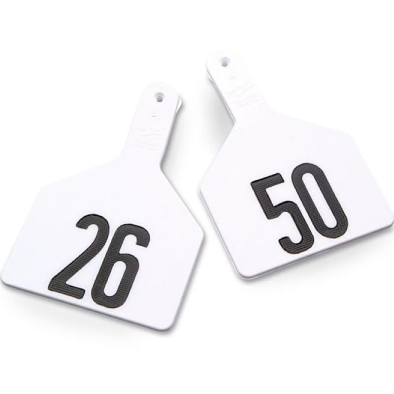 Z Tag Cow Tag White 26-50