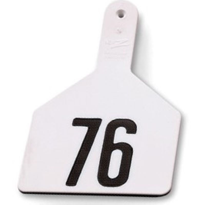 Z Tag Cow Tag White 76-100