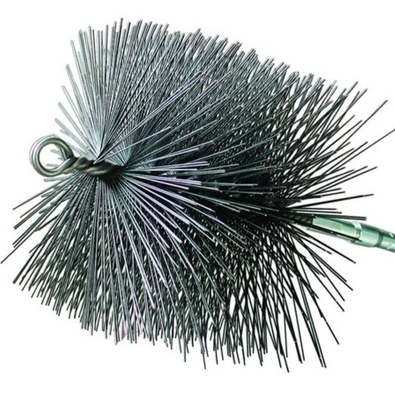 Chimney Brush 6 in Square Wood Fireplace