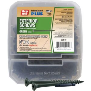 Grip-Rite Prime Guard Plus Brown Star Drive #9 Exterior Screws 3” 5 lb