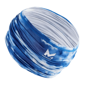 Mission Lapis Blue Cloud Cooling Neck Gaiter Youth