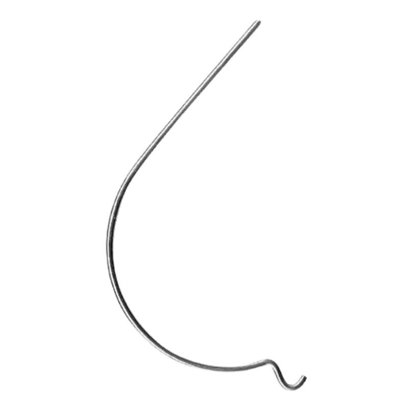 Monkey Hook Flush Mount Galvanized Silver Picture Hanger 10 lb
