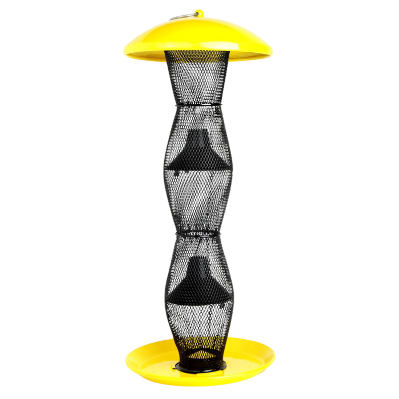 Perky-Pet Shorty Thistle Metal Mesh Tube Finch Bird Feeder 32oz