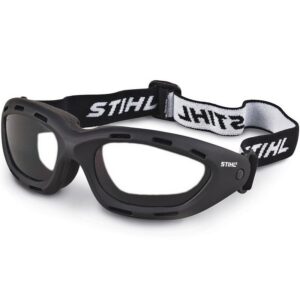 STIHL Pro Mark Black Frame Clear Lens Safety Goggles