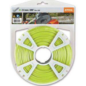 STIHL X-Line Neon Green Nylon Trimmer Line 0.095”x921’v
