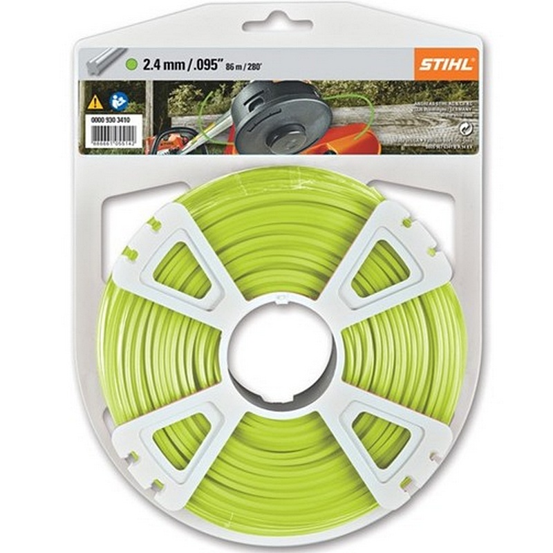 STIHL X-Line Neon Green Nylon Trimmer Line 0.105”x672’