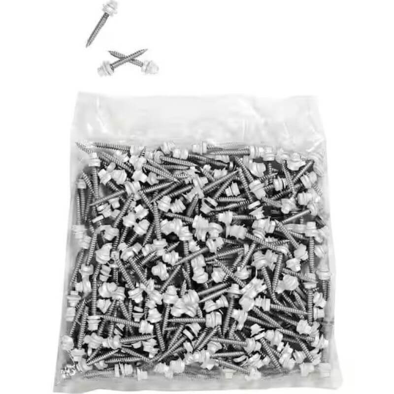 Wood-X #10 Silver Galvanized Wood Screws 1-1/2” 250 pk