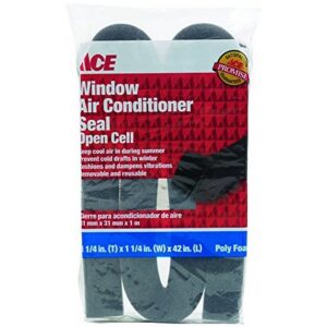 Ace Open Cell Poly Foam Window Air Conditioner Seal 1-1-4x42
