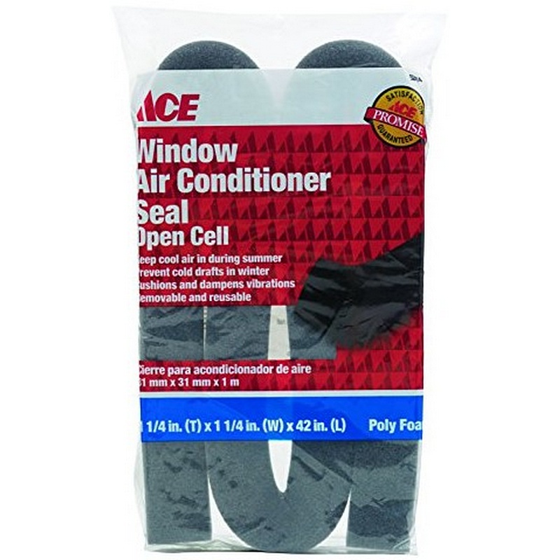 Ace Open Cell Poly Foam Window Air Conditioner Seal 1-1-4x42