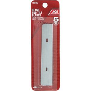 Ace Steel Glass-Tile Scraper Blades 4 5pk
