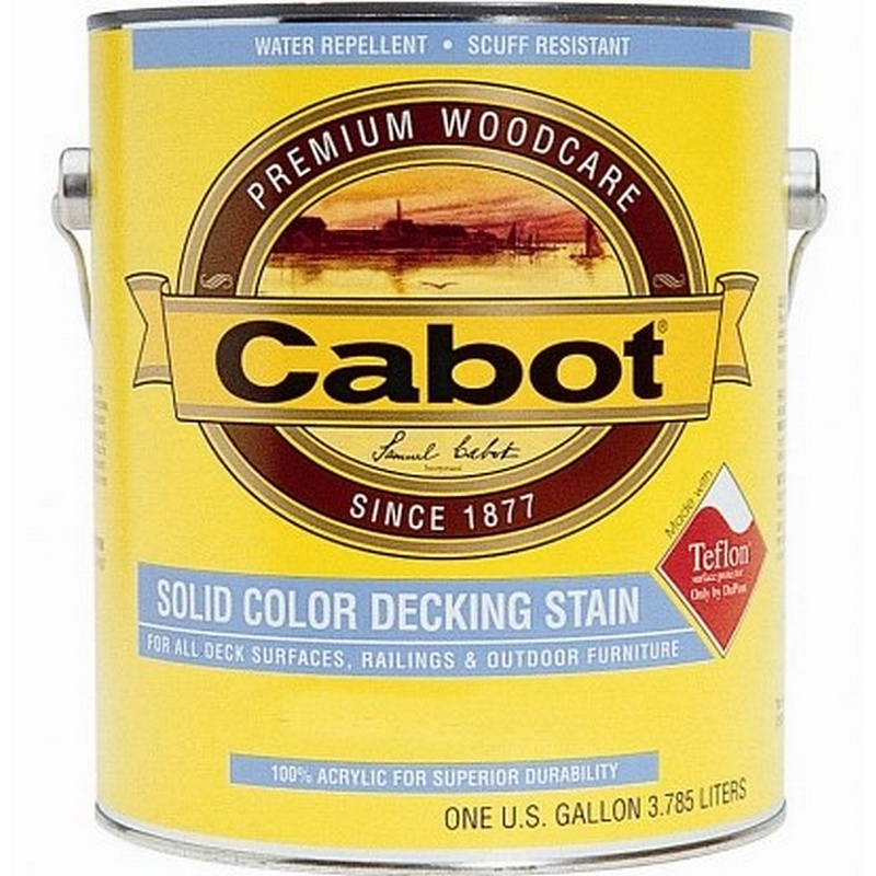 Cabot Solid Color Medium Base Decking Stain 1 gal