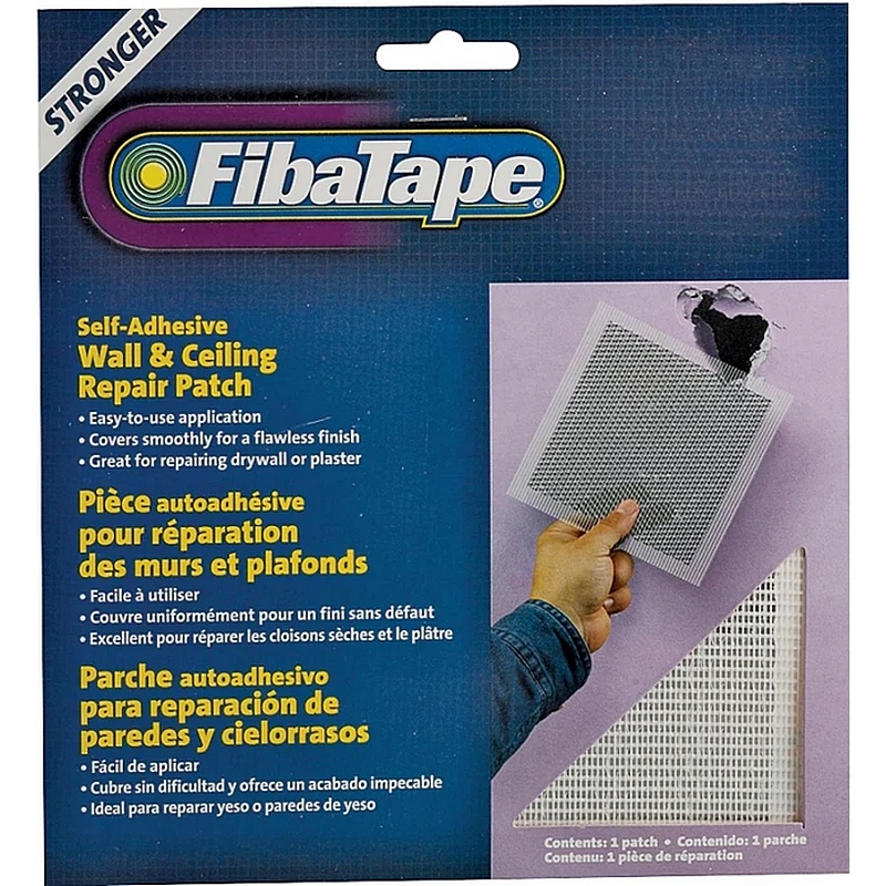 FibaTape White Wall & Ceiling Repair Patch 4x4