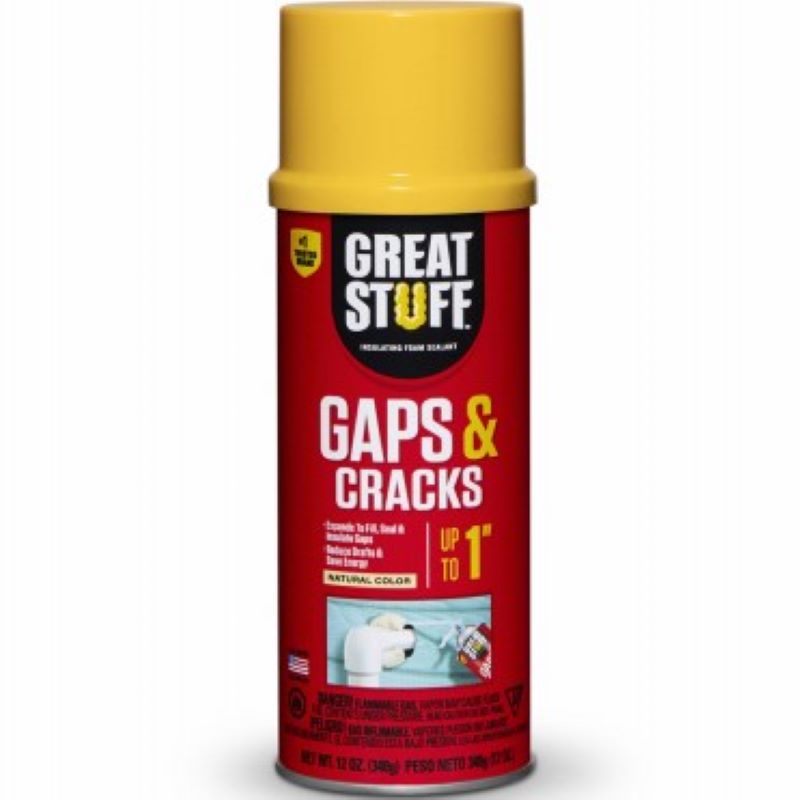 Great Stuffs Gaps & Cracks Foam Sealant 12 oz