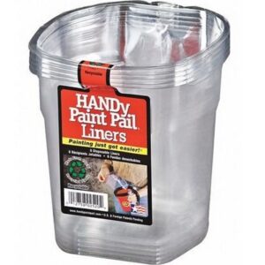 HANDy Clear Paint Pail Liners 1 qt 6pk
