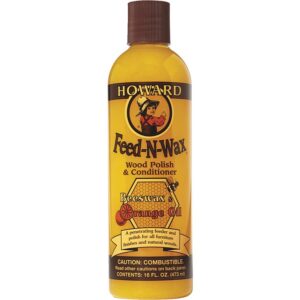 Howard Feed-N-Wax Orange Scent Wood Polish & Conditioner 16 oz
