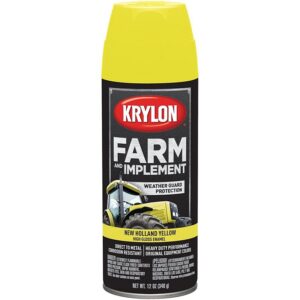 Krylon High-Gloss New Holland Yellow Farm & Implement Spray Paint 12 oz