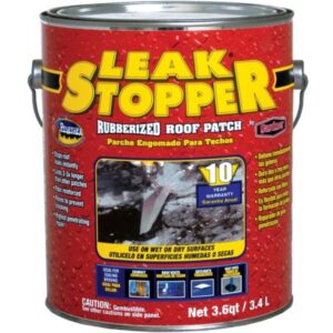 Leak Stopper Rubberized Roof Patch 3.6 qt