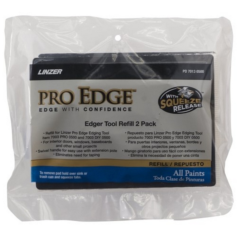 Linzer Paint Pad Edge Refill 5” 2pk