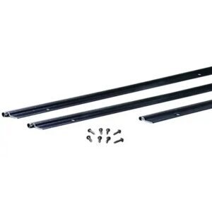 M-D Bronze Aluminum Vinyl Door Jamb Weatherstrip 7-8x3x7