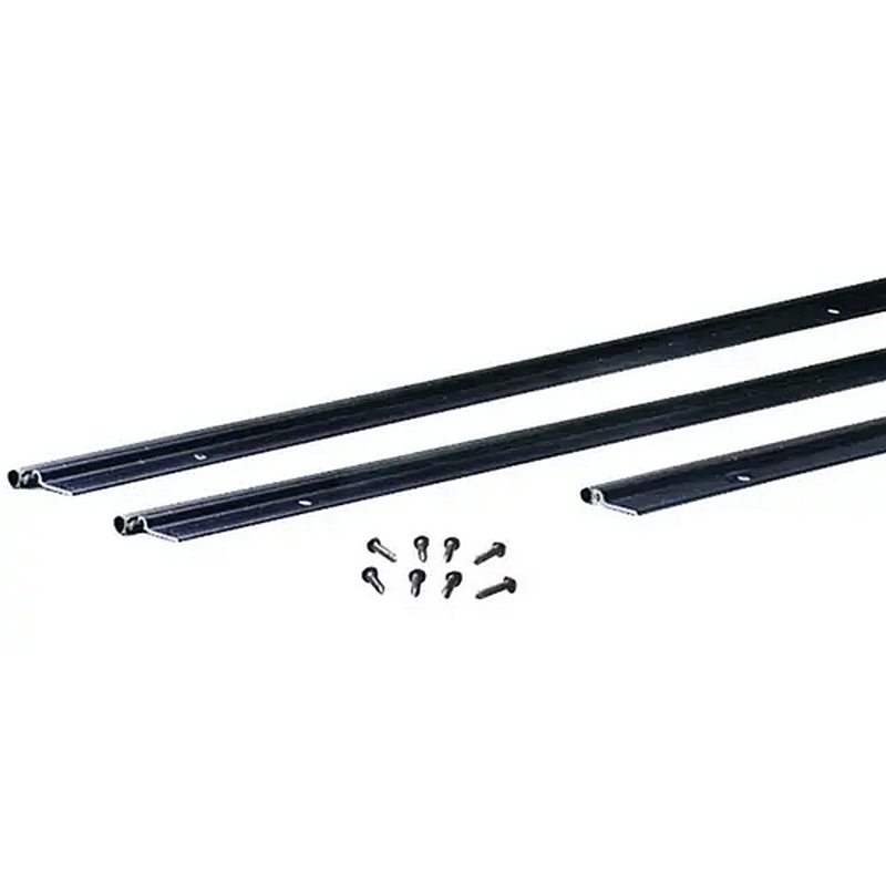 M-D Bronze Aluminum Vinyl Door Jamb Weatherstrip 7-8x3x7
