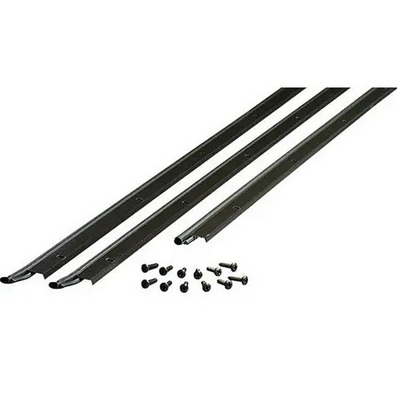 M-D Bronze Aluminum Vinyl Weatherstrip Door Jamb w Screws