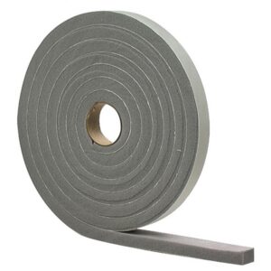 M-D High-Density Gray Foam Tape 1/2”x3/4”x10′