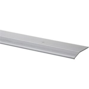 M-D Silver Fluted Aluminum Carpet Trim 2”x72”