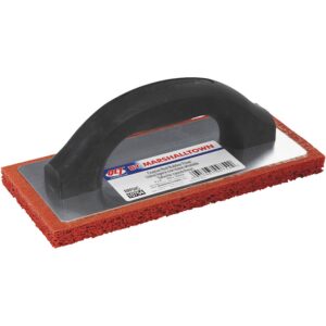 Marshalltown Coarse Cell Red Rubber Float 9”x4”