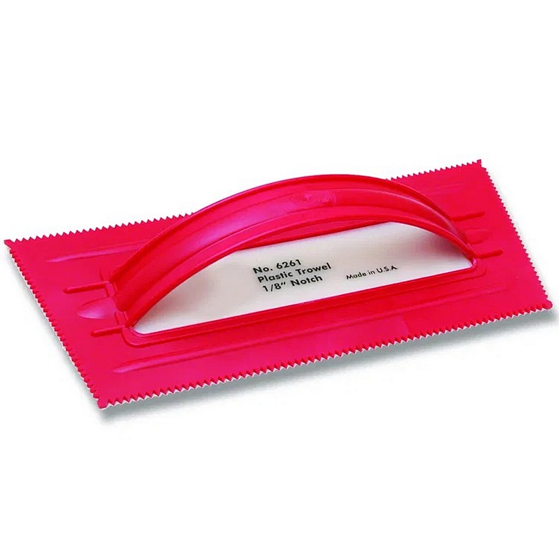Marshalltown Plastic V-Notched Trowel 1-8x9-1-2