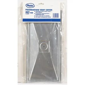 Master Flow Aluminum Foundation Vent Cover 16x8 2pk