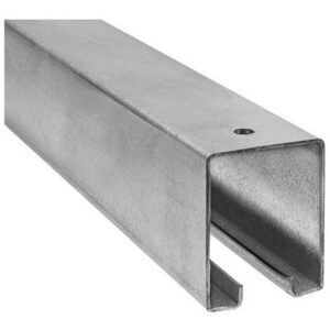 National Hardware Galvanized Steel Barn Door Track Box Rail 8′