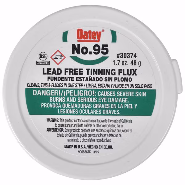 Oatey No. 95 Lead-Free Tinning Flux 1.7 oz