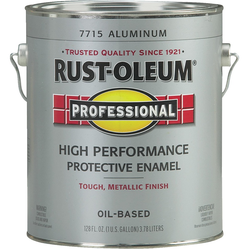 Rust-Oleum Oil-Based Professional High Performance Protective Enamel Aluminum Paint 1 gal