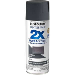 Rust-Oleum Painter’s Touch 2X Ultra Cover Charcoal Spray Paint+Primer 12 oz