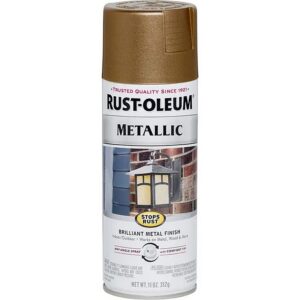 Rust-Oleum Stops Rust Metallic Antique Brass Spray Paint 11 oz