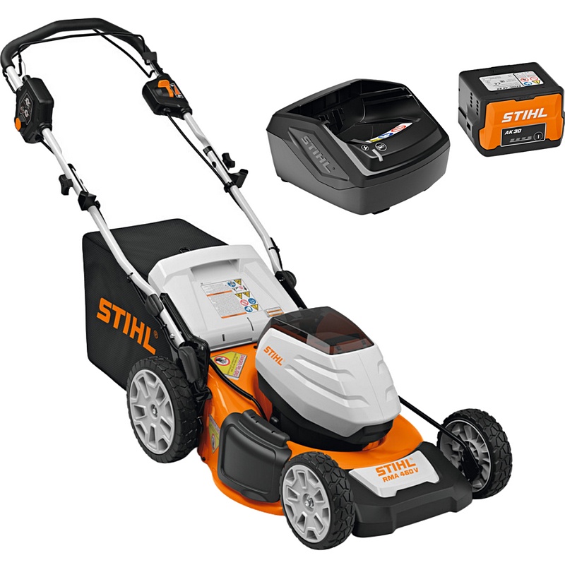 STIHL RMA 460 V 19” Self-Propelled Battery Lawn Mower Set with Battery & Charger