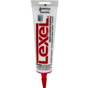 Sashco Lexel Bright White Caulk 5 oz