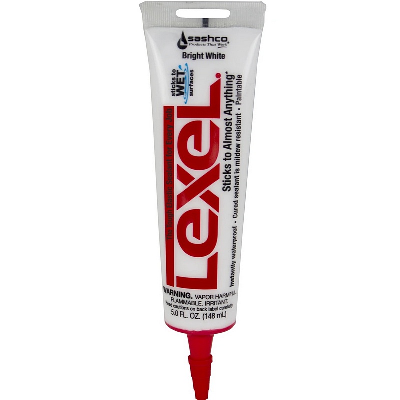 Sashco Lexel Bright White Caulk 5 oz