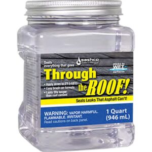 Sashco Through the Roof Clear Sealant 1 qt