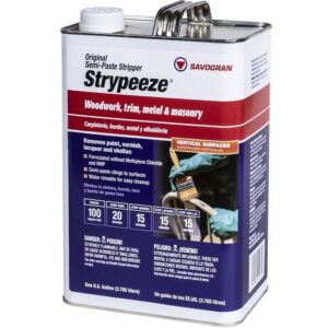 Savogran Strypeeze Semi-Paste Paint & Varnish Remover 1 qt