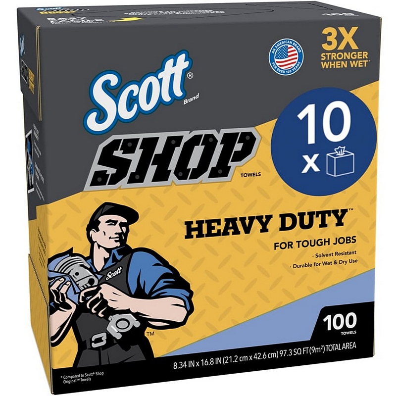 Scott Heavy-Duty Shop Towels 100pk