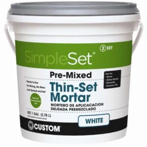 SimpleSet White Thin Set Mortar 1 gal