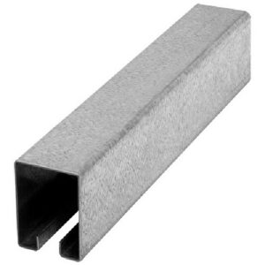 National Hardware Galvanized Steel Barn Door Track Box Rail 16′